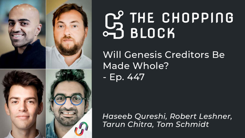 Het hakblok: zullen de crediteuren van Genesis heel worden gemaakt? – Ep. 447