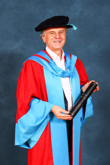 TVS Motor Company's Chairman Sir Ralf Speth conferred with University of Warwick's Honorary Doctorate