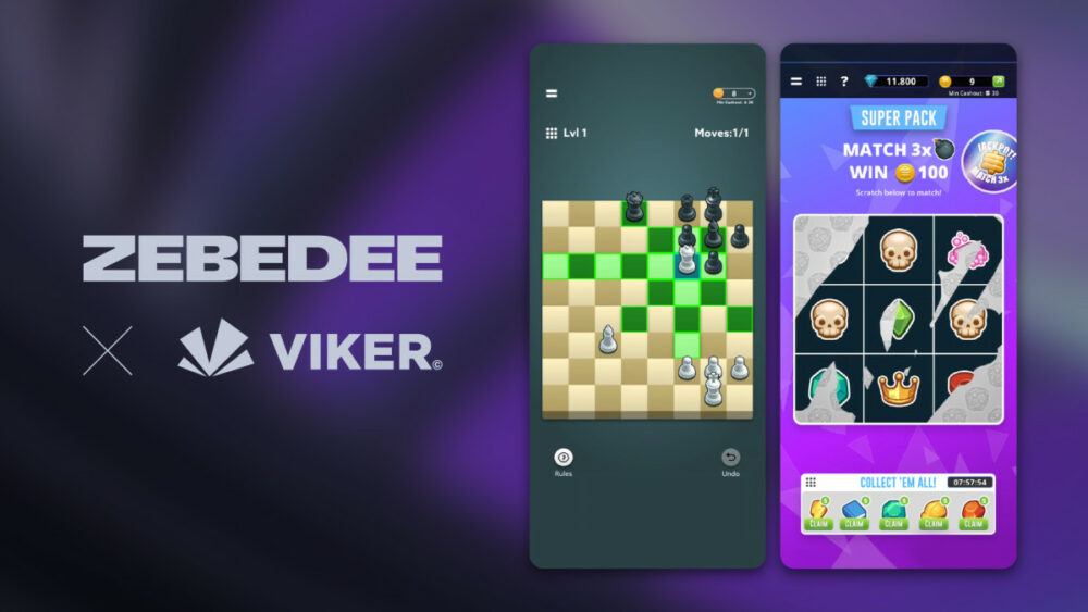 ZEBEDEE Och VIKER lanserar Bitcoin Chess, Bitcoin Scratch Mobile Games