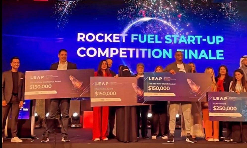Vinnare av LEAP23 Rocket Fuel Start-Up Competition [Bild: LEAP23]
