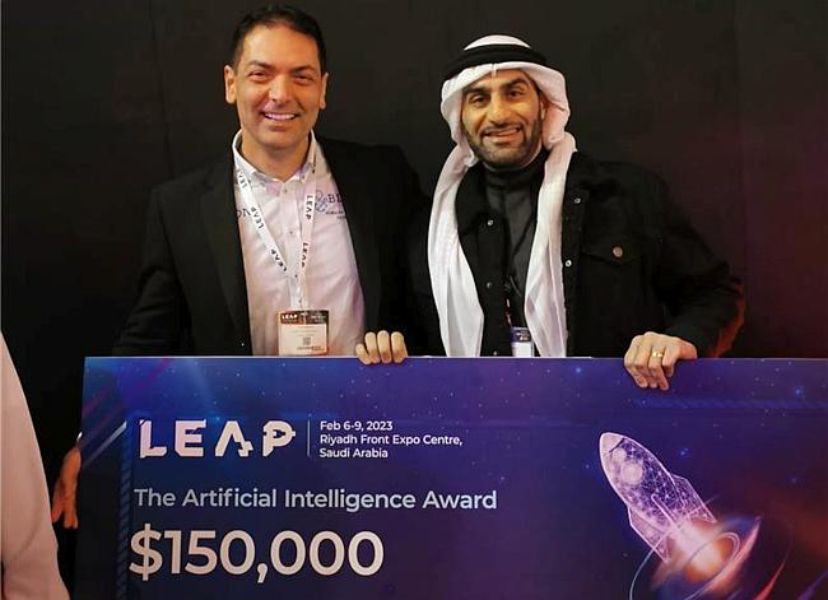 Verofax, vinnare av LEAP23 Artificial Intelligence Award [Bild: LEAP23]