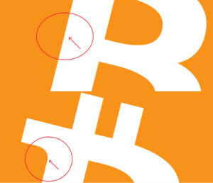 Se encuentra una imperfección en el logotipo de Bitcoin en la obra de arte original después de 12 años