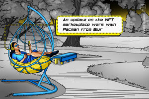 A Blur alapítója, Pacman perspektívába helyezi az NFT-piaci háborút