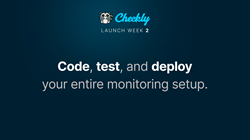 Checkly apresenta monitoramento como fluxo de trabalho de código, habilitado por uma nova CLI,...