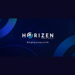 Logotip in slogan Horizen.