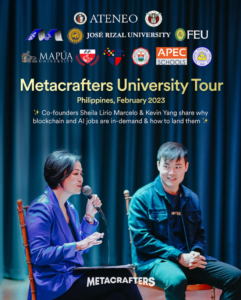 بنیانگذاران Metacrafters از دانشگاه های برتر فیلیپین برای نمایشگاه آموزشی دیدن می کنند