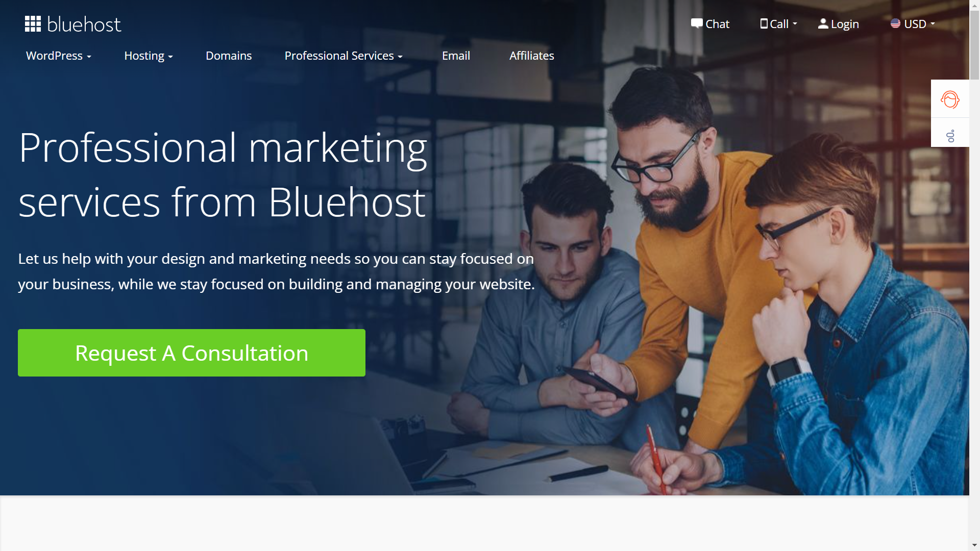 Bluehost Professional Service