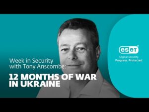 Wie spielt sich der Krieg ein Jahr später im Cyberspace ab? – Woche in Sicherheit mit Tony Anscombe
