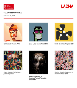 Framstående NFT-samlare donerar prisad On-Chain Art till LACMA