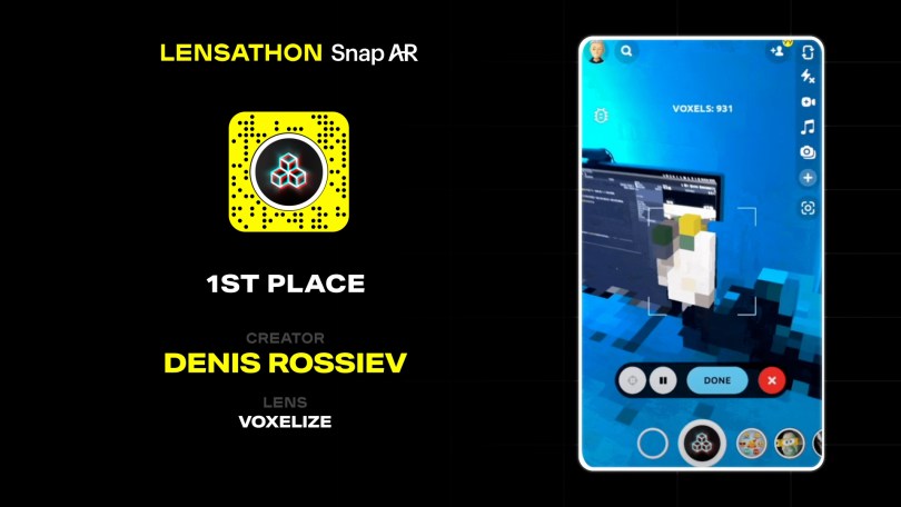 La competencia Lensathon de Snap se burla del futuro de AR
