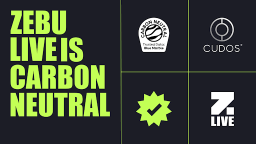 Zebu Live Conference Officielt certificeret Carbon Neutral