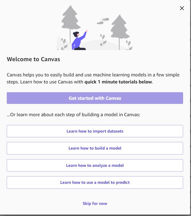 Dosezite učinkovite poslovne rezultate s strojnim učenjem brez kode z uporabo Amazon SageMaker Canvas