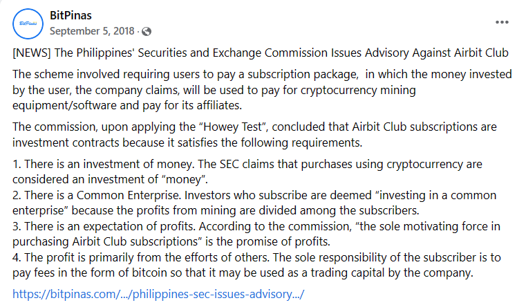 AirBit Club Execs – Flagged as Scam by PH SEC in 2018 – Plead Guilty to Fraud Charges in the US Bitcoin Investing PlatoBlockchain Data Intelligence. Vertical Search. Ai.
