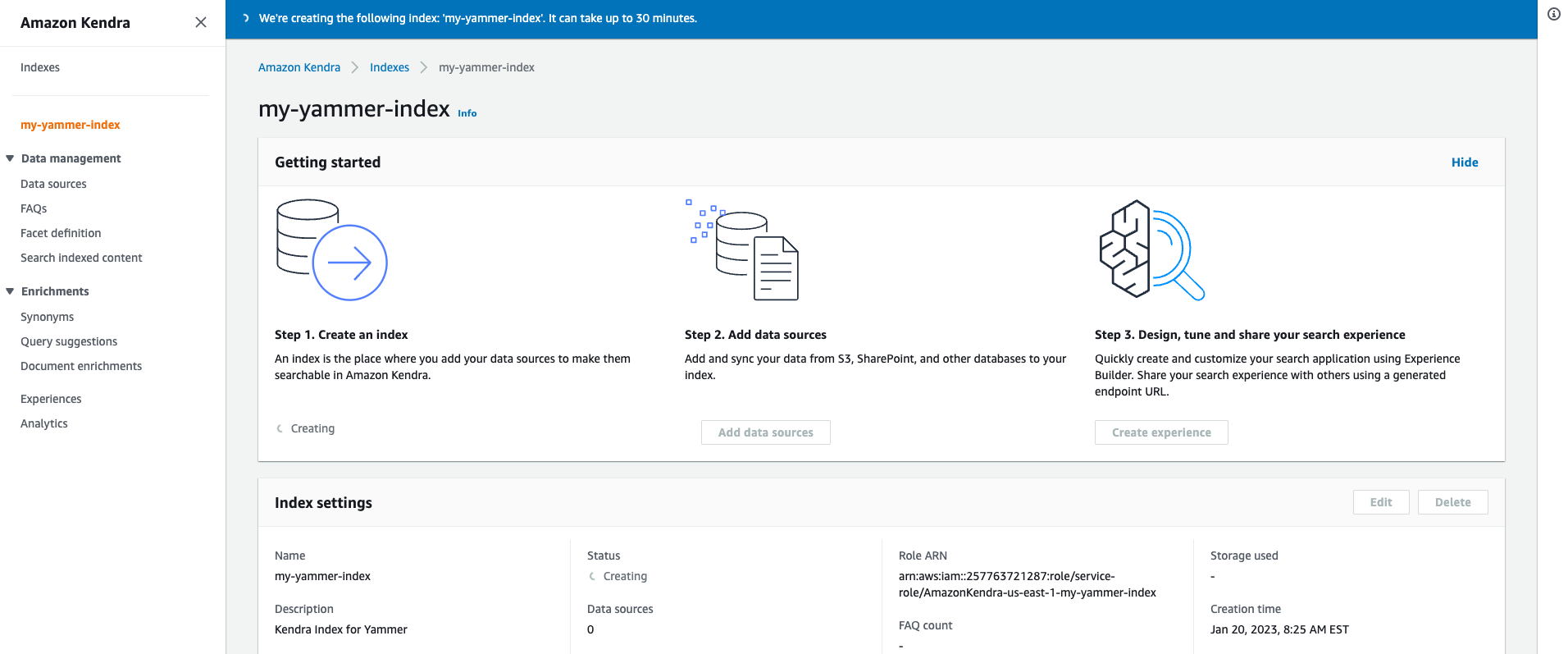 Announcing the Yammer connector for Amazon Kendra tenant PlatoBlockchain Data Intelligence. Vertical Search. Ai.