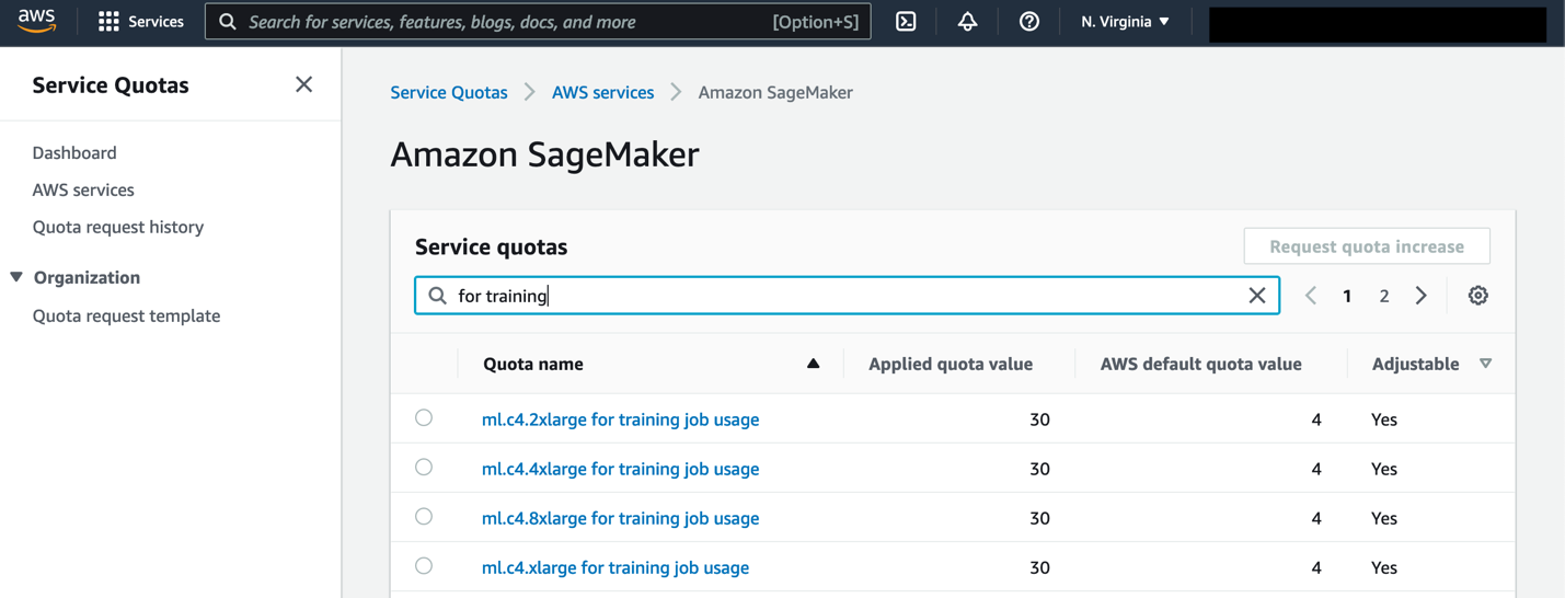 Amazon SageMaker サービスのクォータ使用量を表示およびクエリするためのベスト プラクティス