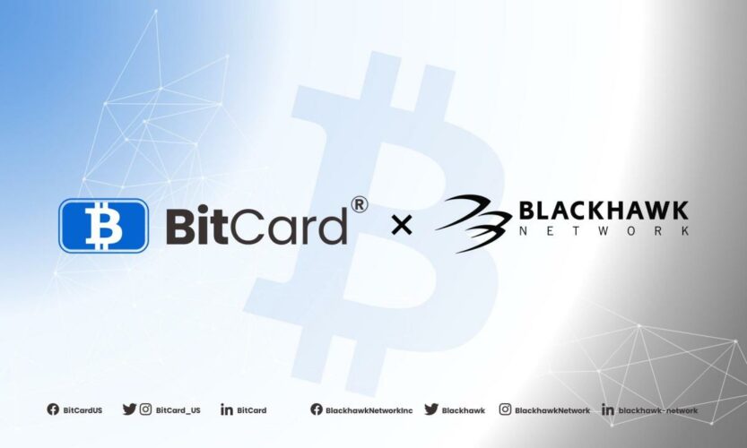BitCard® 및 Blackhawk Network(BHN), 일부 미국 소매업체에서 비트코인 ​​기프트 카드 제공