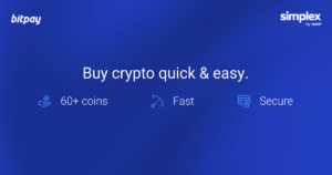 BitPay + Simplex: קנה 60+ מהמטבעות המובילים במחירים מעולים
