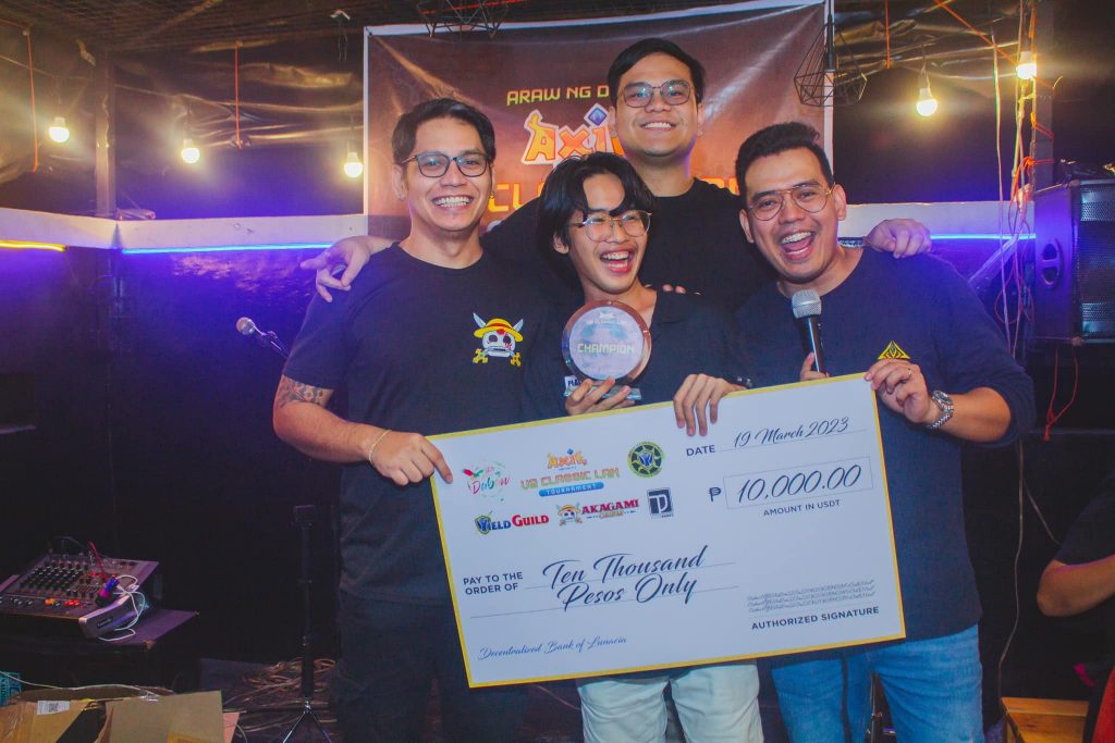 BUHAY AZ AXIE V2! Davao City házigazdája az Axie Classic LAN versenynek, a PlatoBlockchain adatintelligenciának. Függőleges keresés. Ai.