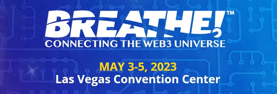 The Breathe Convention 2023'te Eğlencenin, Değerin ve Maceranın Kilidini Açmaya Hazır Olun! Blockchain PlatoBlockchain Veri Zekası. Dikey Arama. Ai.