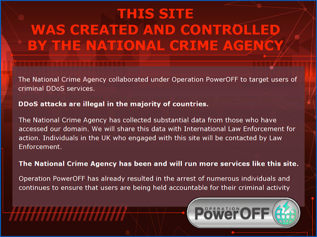 Politieagenten gebruiken nep-DDoS-services om op wannabe cybercriminelen te mikken