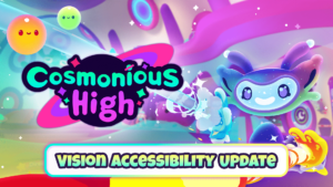 Cosmonious High aggiunge un aggiornamento sull'accessibilità per i giocatori ipovedenti