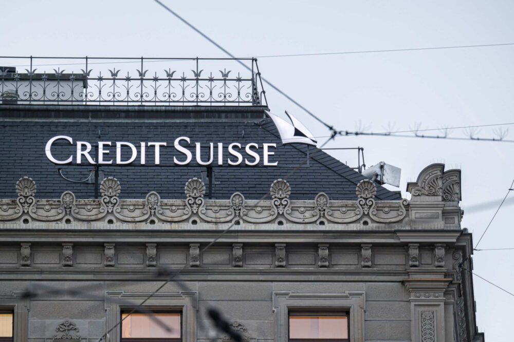 Credit Suisse latest bank to tank