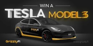 Grizzly.fi annoncerer Tesla Model 3 Giveaway