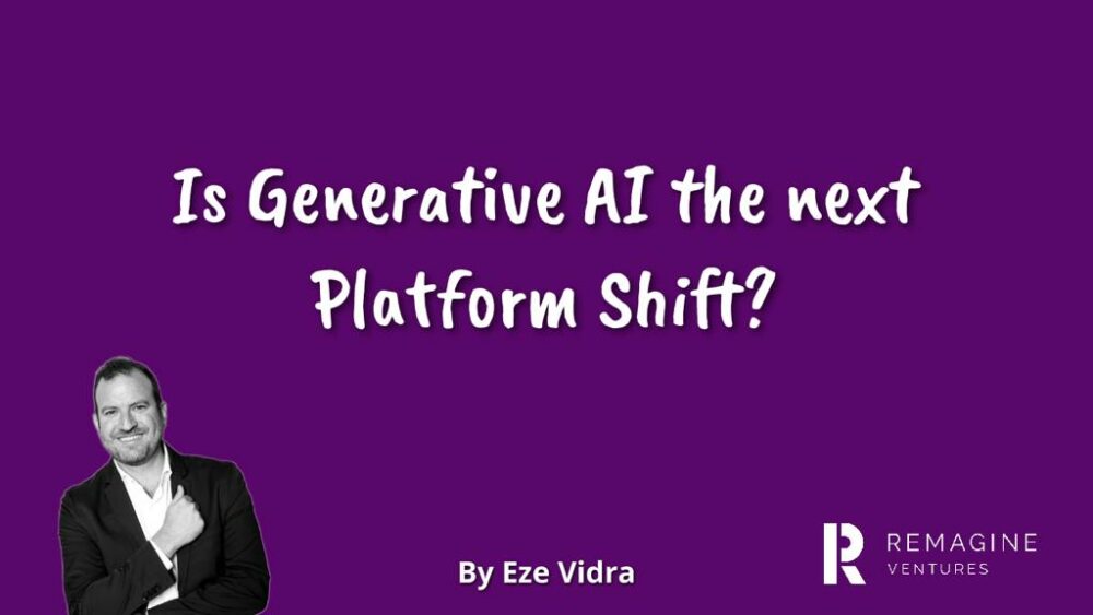 Generative AI คือการเปลี่ยนแปลงแพลตฟอร์มครั้งใหญ่ที่สุดนับตั้งแต่มีคลาวด์และมือถือหรือไม่