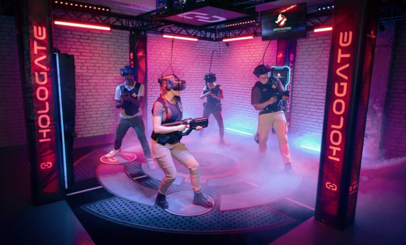 VR Ghostbusters القائمة على الموقع لعبة مزارات الممرات