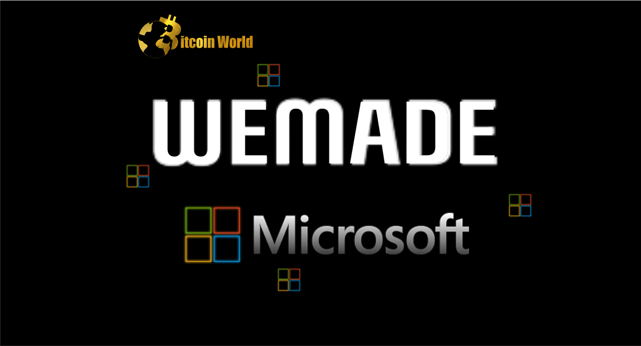 Microsoft støttet Space and Time-partnere med det sørkoreanske spillfirmaet Wemade
