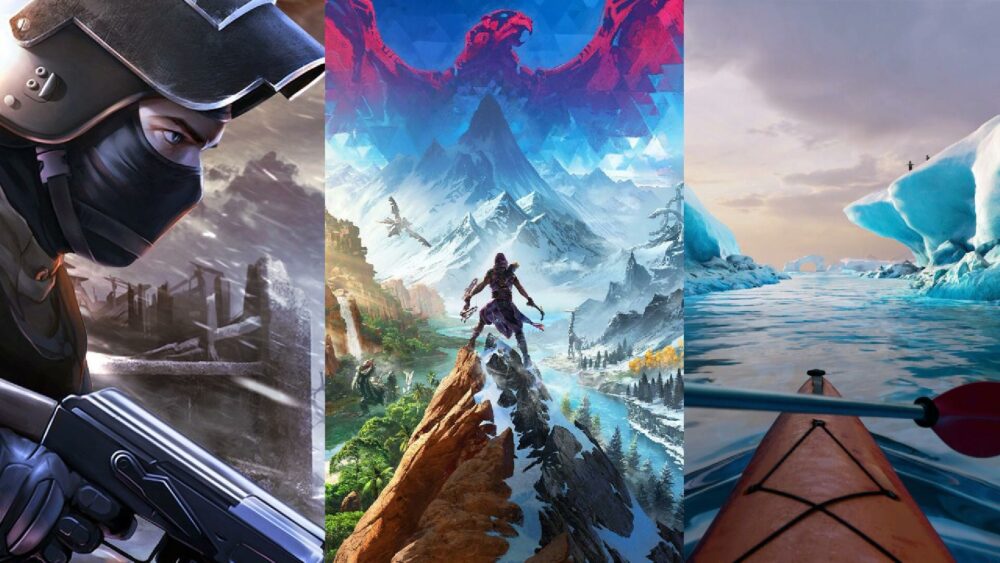 PSVR 2 Toppnedlastinger inkluderer "Kayak VR", "Pavlov" og "Horizon Call of the Mountain"