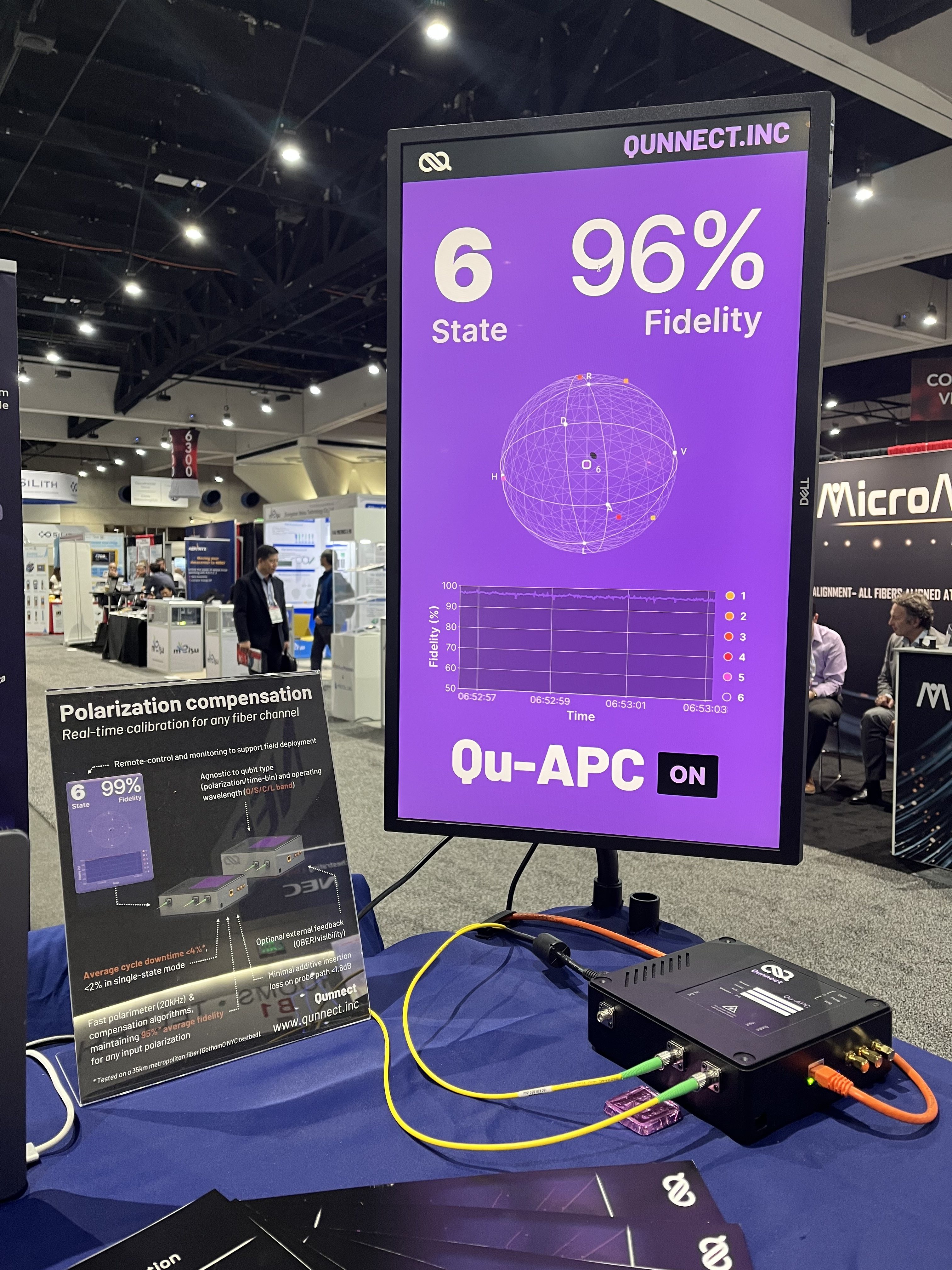 Qunnect Debuts QU-APC Instrument with Interactive Demo at the 2023 Optical Fiber Communication Conference and Exhibition (OFC) PlatoBlockchain Data Intelligence. Vertical Search. Ai.