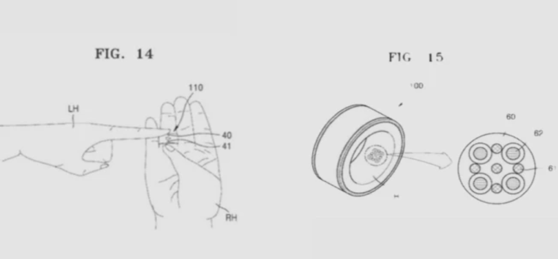 Samsung nộp bằng sáng chế cho nhẫn Galaxy và kính AR