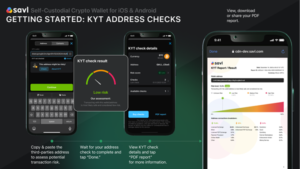 Savl: یک کیف پول رمزنگاری امن، کاربرپسند و خودسرپرست که تأیید آدرس KYT را ارائه می دهد