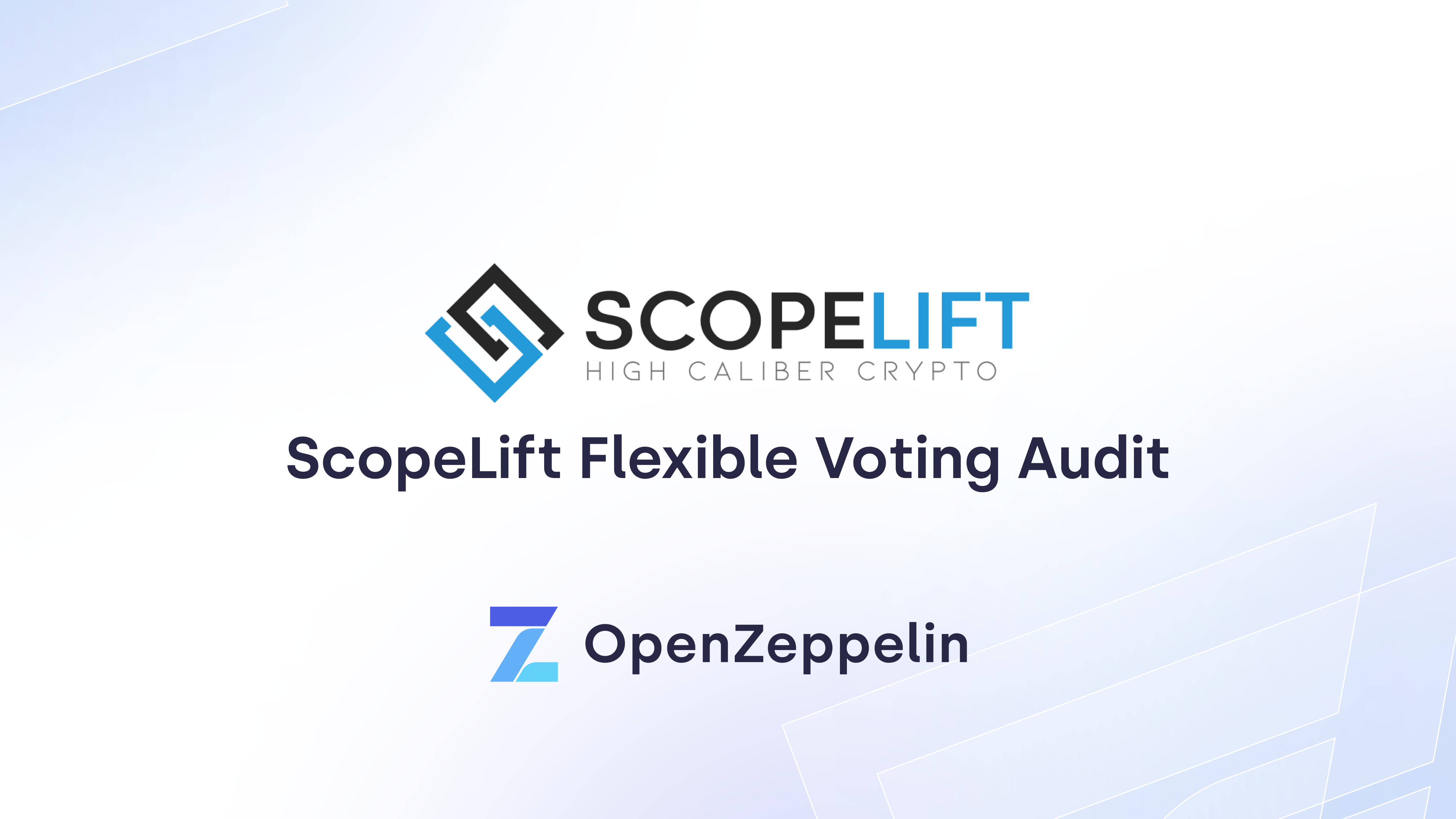 ScopeLift Flexible Voting Audit OpenZeppelin PlatoBlockchain Data Intelligence. Vertical Search. Ai.