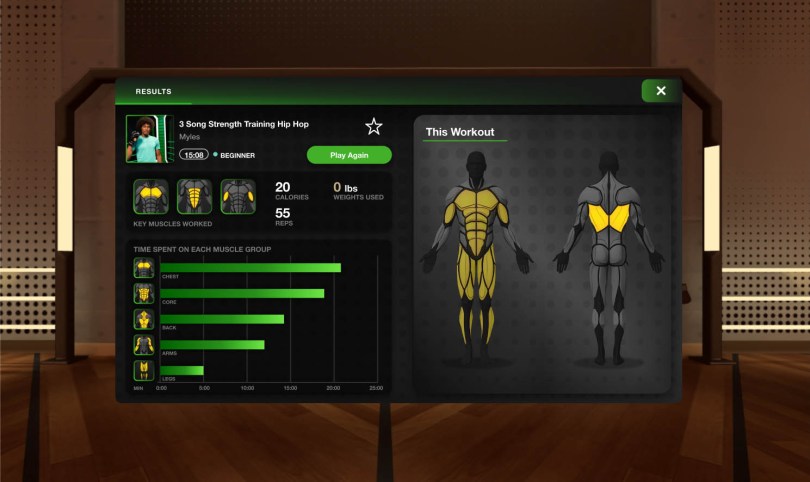 VR Fitness App lar deg trene med ekte manualer PlatoBlockchain Data Intelligence. Vertikalt søk. Ai.