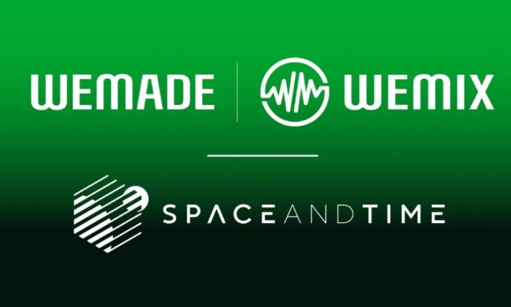 Wemade para alimentar seus serviços de blockchain e jogos com o conjunto descentralizado de ferramentas de desenvolvedor da Space and Time