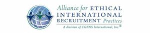 مع تزايد الضغط على الأنظمة الصحية الأمريكية لملء الوظائف الشاغرة ، أصدر تحالف CGFNS معايير محدثة للتوظيف الأخلاقي للعاملين الصحيين الأجانب