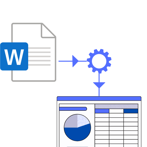 Word Parser: How to convert word documents to excel? Intelligent document processing PlatoBlockchain Data Intelligence. Vertical Search. Ai.