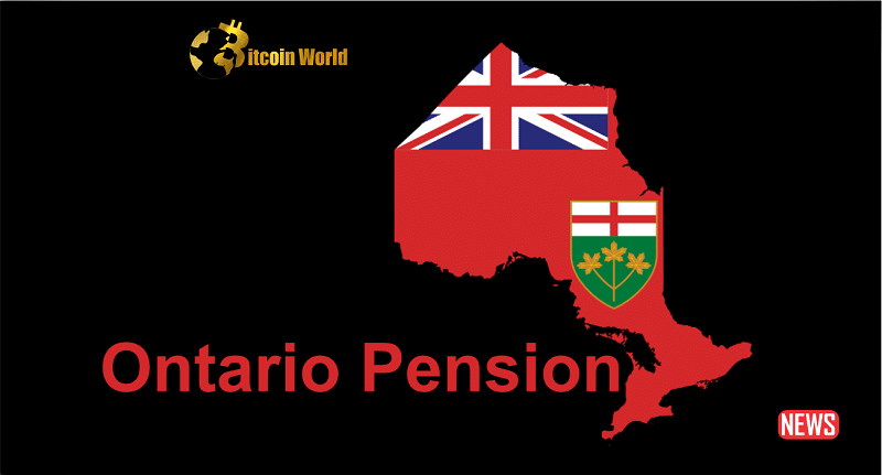 $ 190 miljard Ontario Pension zegt nee tegen Crypto na FTX-investeringsverlies