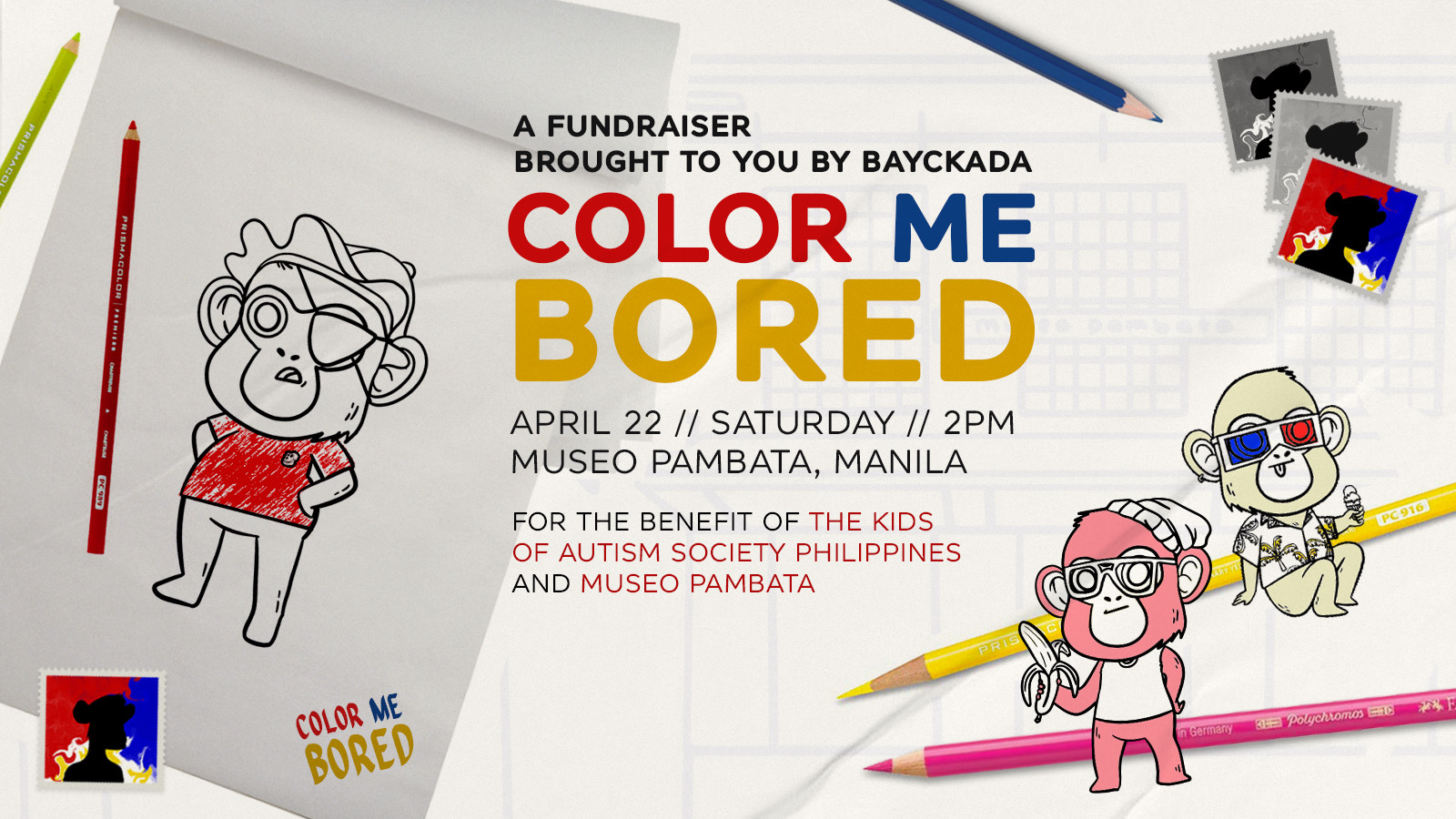 BAYCkada Teams Up with Autism Society of the Philippines and Museo Pambata for a Unique Fundraising Event Featuring Bored Ape IP Social Good PlatoBlockchain Data Intelligence. Vertical Search. Ai.