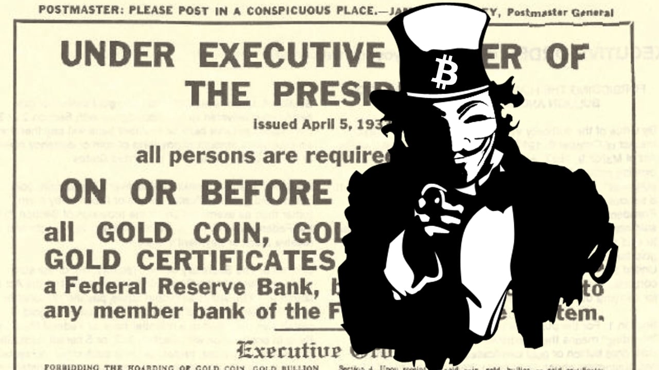 比特币创造者中本聪今天 48 岁，恰逢罗斯福美国黄金禁令周年纪念日