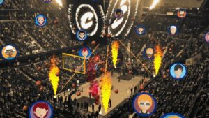 I Cleveland Cavaliers trasformano la loro arena in una sala giochi AR