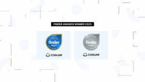 CoinJar wins Best for Value in Finder's Crypto Trading Platform Awards for the second year in a row