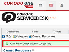 Comodo One. A Service Desk megértése