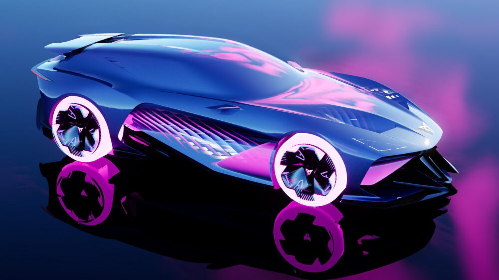 Cupra DarkRebel é um carro-conceito digital que você pode configurar no metaverso