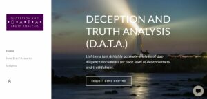 FinovateSpring 2023 Sneak Peek: Deception And Truth Analysis (D.A.T.A.)