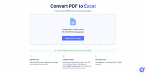 Kuidas teisendada PDF-arveid sekunditega Excelisse?