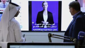科威特推出首个人工智能生成的新闻主播