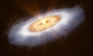 Lysende protostjerne kaster lys over opprinnelsen til jordens vann